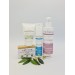 Soin complet lait d'ânesse peaux normales à mixtes Noliana - Crème visage légère, lait corps, crème mains et savon Nature