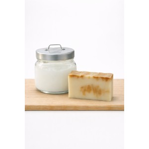Savon D&eacute;lice d'Agrumes au lait d'&acirc;nesse - Orange, lemongrass et bergamote, parfum fruit&eacute; - Peaux normales &agrave; mixtes
